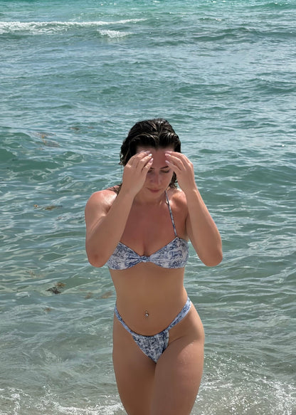 Sauvage Print Bandeau Bikini Set | Teeny Top and Stella Bottoms | Sparkl Swim