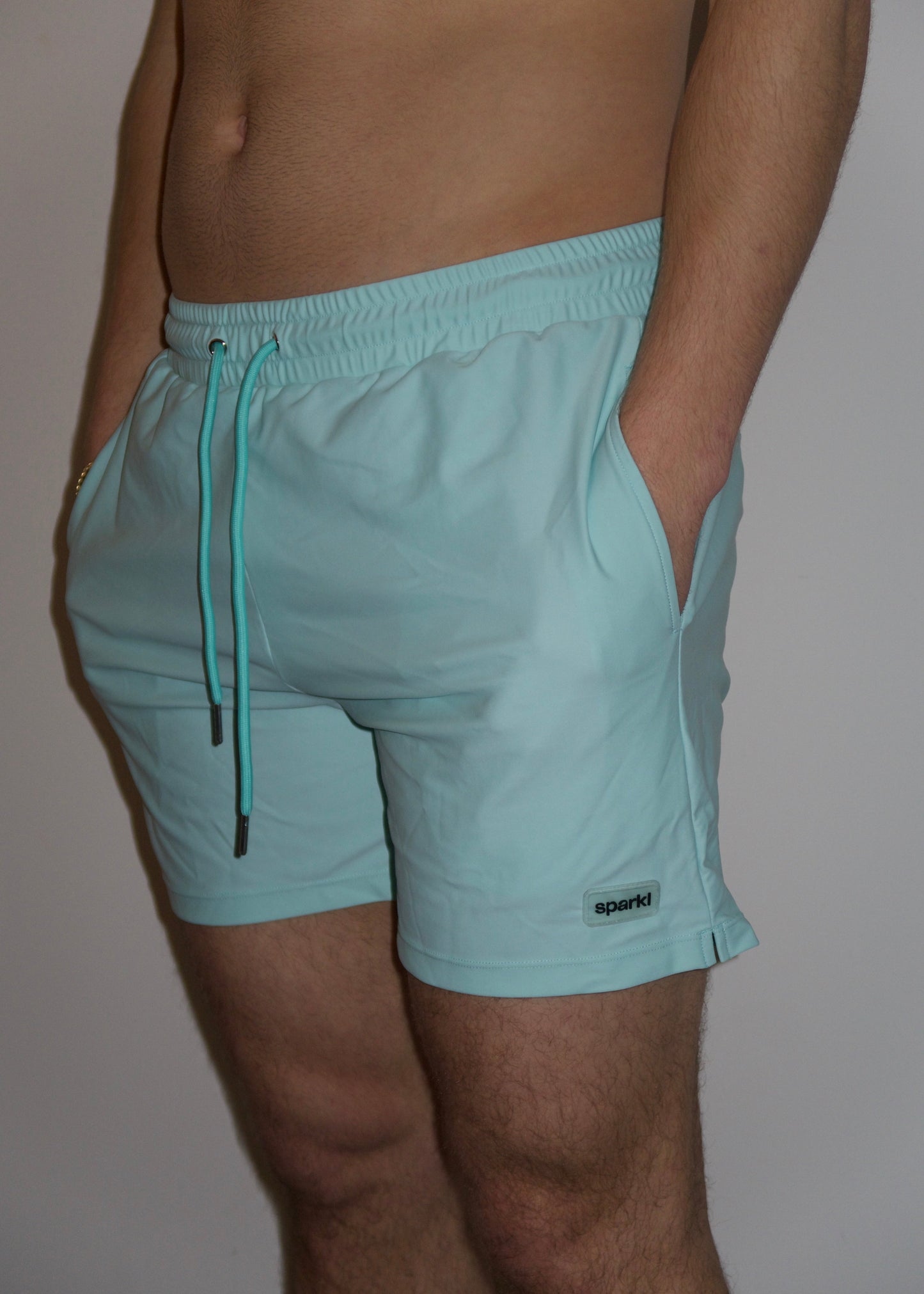 Bahamas Turquoise Mens Swim Shorts | Soft and Quick Dry | Sparkl Swim