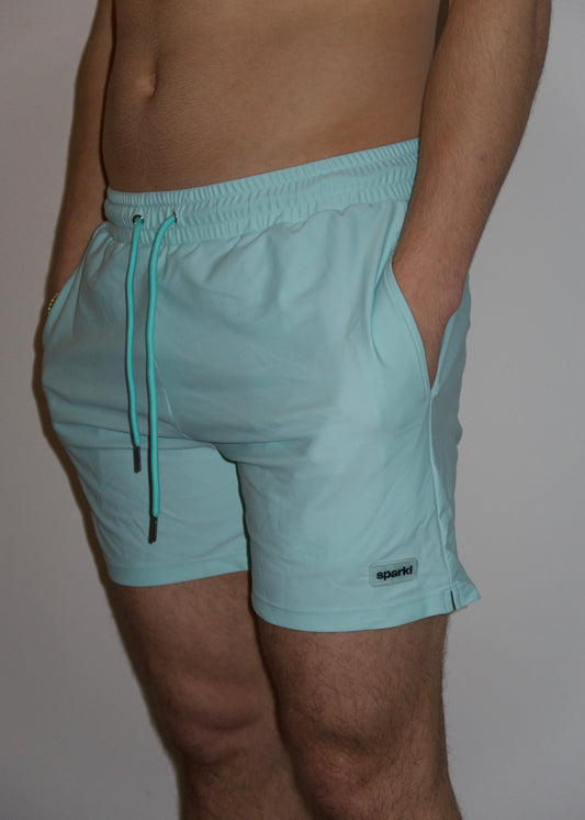 Bahamas Turquoise Mens Swim Shorts | Soft and Quick Dry | Sparkl Swim