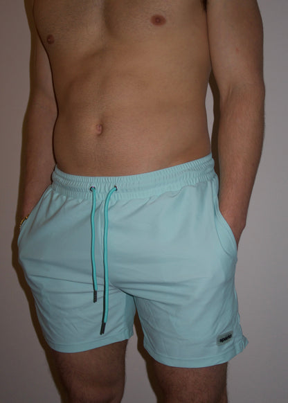 Bahamas Turquoise Mens Swim Shorts | Soft and Quick Dry | Sparkl Swim